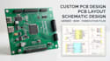 design custom pcb, pcb layout, schematic firmware bom gerber fabrication file