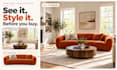 insert furniture into your room photo to visualize before buying