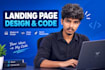 design and build modern responsive ai landing page website