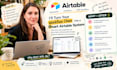 setup airtable automation integration , airtable database, airtable crm workflow