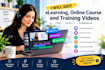 edit elearning, online course and training videos