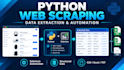 python web scraping and extraction using selenium