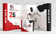 design professional  trade show booth graphics, backdrops, podium