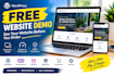 design a wordpress website with a free homepage demo