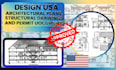 design USA architectural plans, structural drawings and permit ready documents
