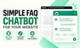 build a simple faq chatbot for your website