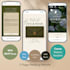 create wedding website editable canva template with rsvp