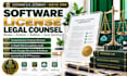 review your software license agreement as a US attorney