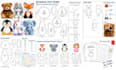 create custom stuffed animal sewing patterns, plush toy patterns and tech packs