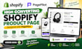 design a high converting shopify product page using pagepilot