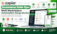 zapier ecommerce order sync shopify etsy customer refund fulfillment alert slack