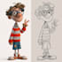 design a customized cartoon, comic, anime