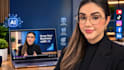 create professional  realistic ai spokesperson for business, ai talking person