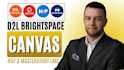 manage your masterstudy lms canvas, d2l brightspace portal and build h5p modules
