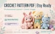 create crochet pattern pdf for etsy