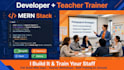 build lms and school website and train your teachers