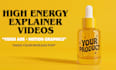 create high energy explainer videos and video ads