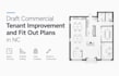 draft commercial tenant improvement and fit out plans in nc