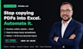 automate excel and pdf data extraction with python and ai