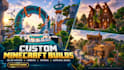 build minecraft custom house, lobby, spawn areas and survival mode