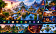 create minecrat, map, adventure map,minecraft spawn,castles,villages,minecraft
