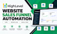 go highlevel expert gohighlevel website email automation workflow sales funnel