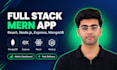 build a custom full stack mern web application