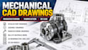 create professional mechanical cad and fabrication drawings