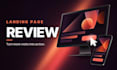 review your landing page to identify conversion issues and opportunities
