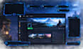 create a custom steam overlay and gaming overlay design