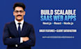 build a scalable saas web app with nextjs and react