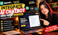 integrate openai API and ai chatbot into your website