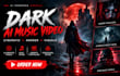 create a dark cinematic ai music video and horror visualizer