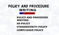 write business policies, procedures and policy manuals