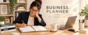 design a custom business planner, notebook and notion templates