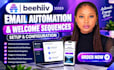 set up beehiiv email automation and welcome sequences