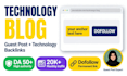 publish technology backlinks on a high da technology blog