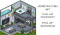 do isometric pixel art pixel game background pixel tileset pixel game asset