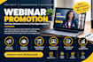 promote your webinar online event virtual conference