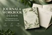 design a guided self care journal for KDP and print