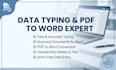 type scanned books ,pdfs and handwritten documents