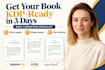 format your novel for amazon KDP paperback and ebook