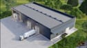 do exterior render 3d architecture rendering house, warehouse, commercial