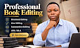 optimise your book with structural editing, line editing, and proofreading