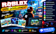 do full roblox game creation, roblox game development roblox scripter roblox map