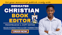 be your christian and memoir book editor and proofreader