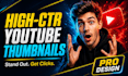 design clean youtube thumbnails