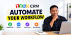 automate zoho CRM workflows using deluge zoho flow and API integration