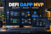 develop web3 defi dapp with solidity smart contracts, build crypto wallet, rwa