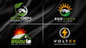 design a modern solar energy and electrical logo